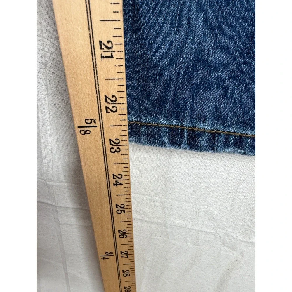 Free People Jeans Womens Size 27 Blue Denim Straight Leg Cotton 61855-16515125